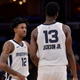 “Psst. Hey man, do you know how to play basketball?” “Wait, I thought you were supposed to tell me how.” “Shit.”